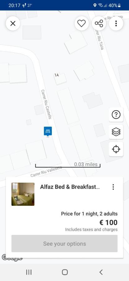 Alfaz Bed & Breakfast Альфас-дель-Пи Экстерьер фото